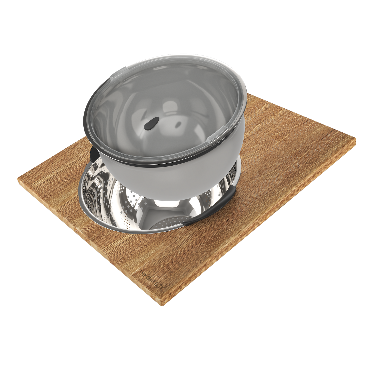 Mixing Bowl and Colander + Dual Tier Platform